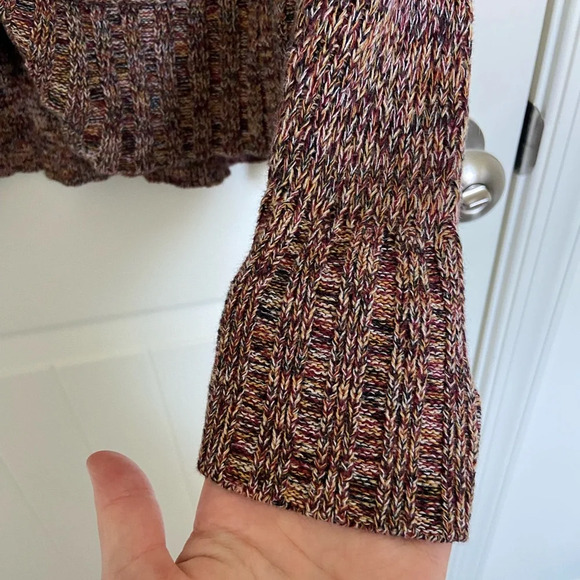 NWOT | Mossimo Supply Co. women’s multicolored knit button up sweater — medium - Picture 4 of 8
